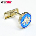 Diamond Cut Promotion Men's Stainless Steel Cufflink